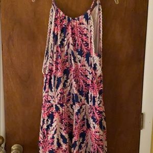 Adorable Lilly Pulitzer Coral Print Romper